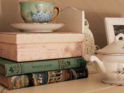 Image result for books and tea